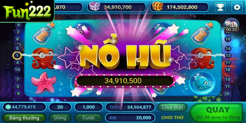 Chỉ ấn quay và may mắn có thể trúng jackpot