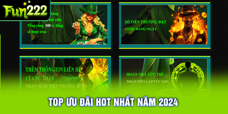 Một số chương trình hot hit người chơi quan tâm 2024